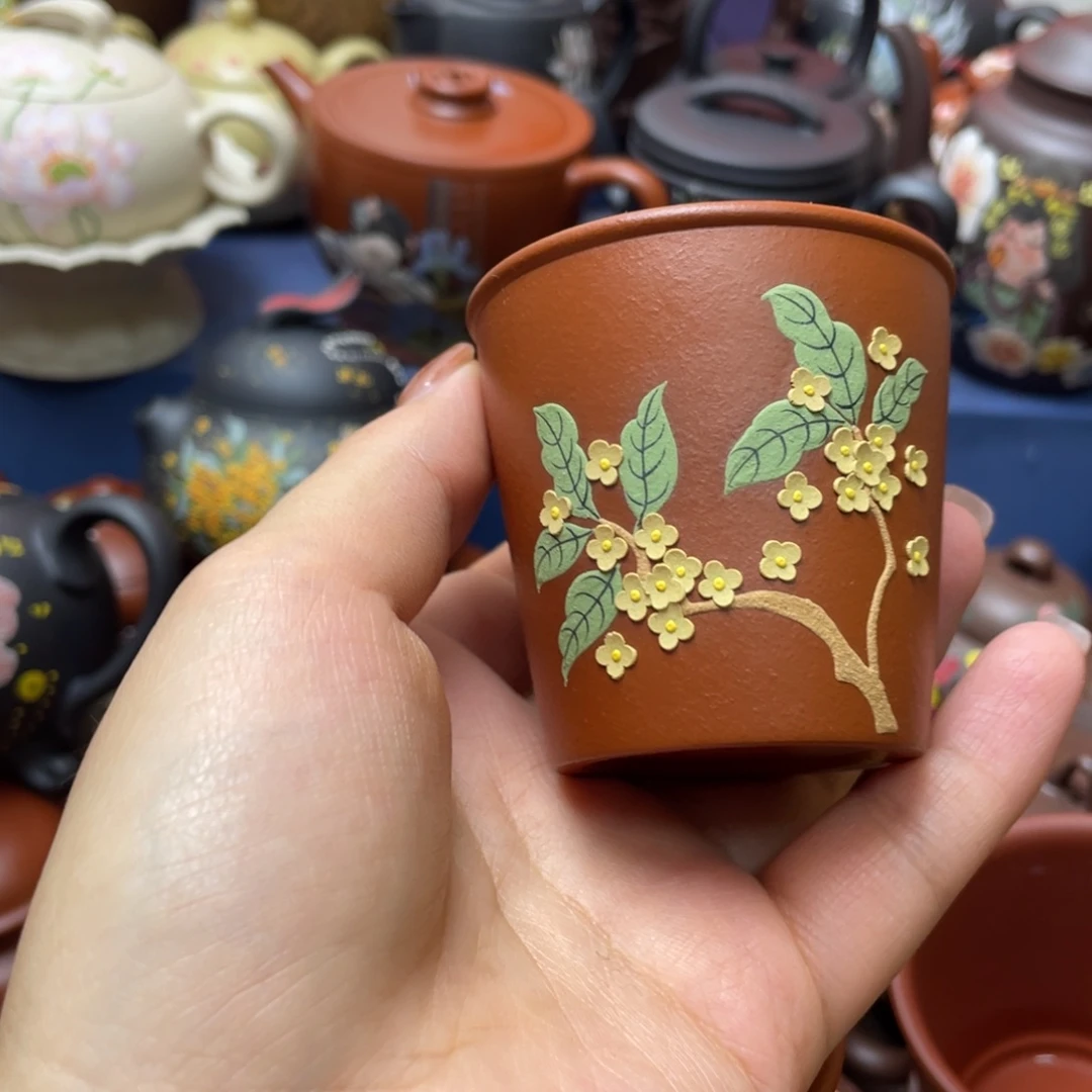 紫砂茶杯紫砂主人杯80cc