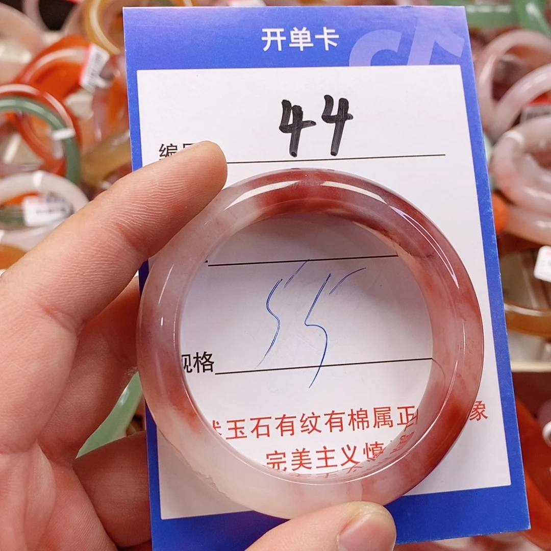 未镶嵌手镯石英质玉（金丝玉）