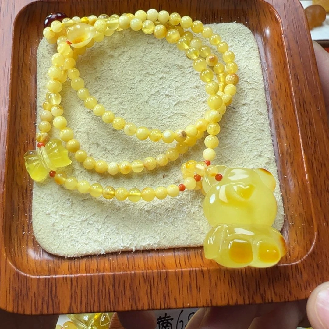 琥珀吊坠(不含链)未镶嵌