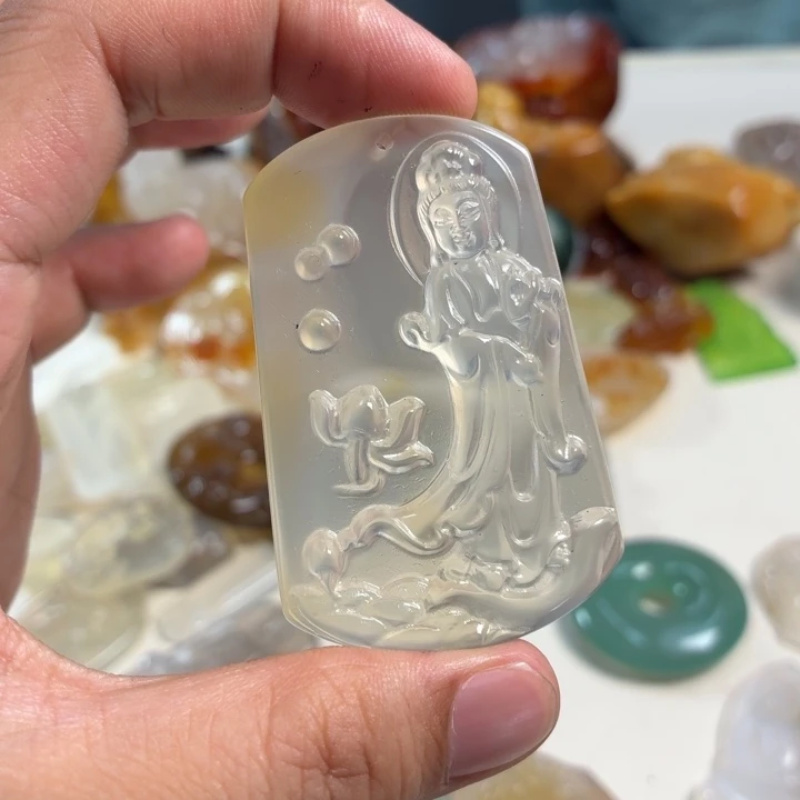 未镶嵌吊坠(不含链)玛瑙/玉髓