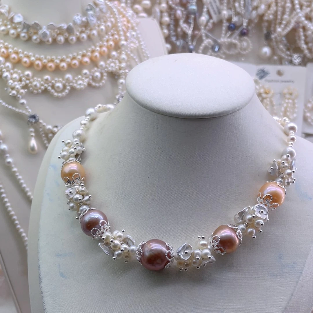 未镶嵌项链淡水珍珠温*