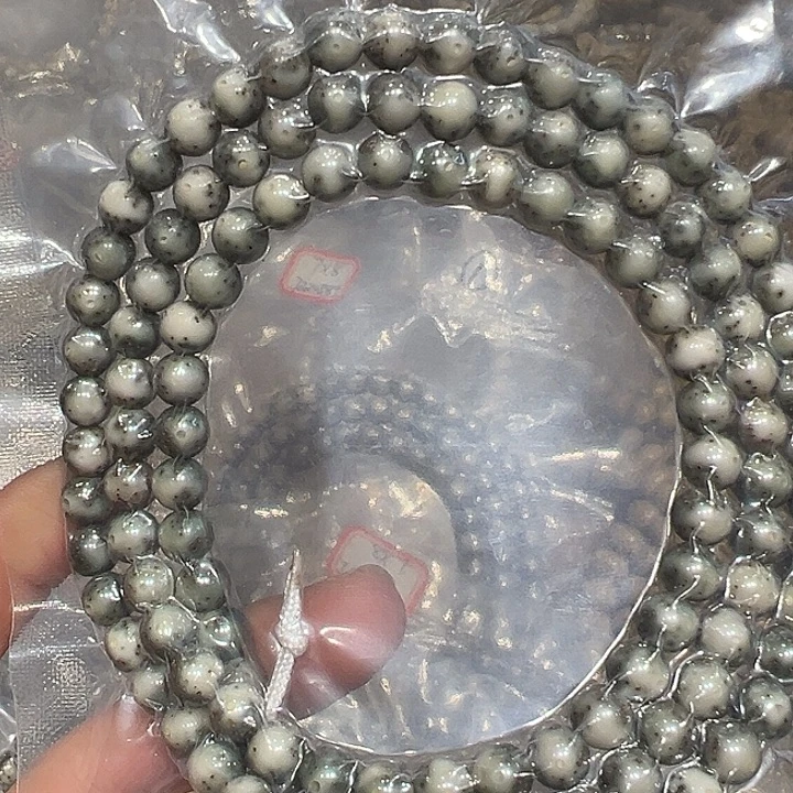 手串星月菩提海南原生态7圆月留白