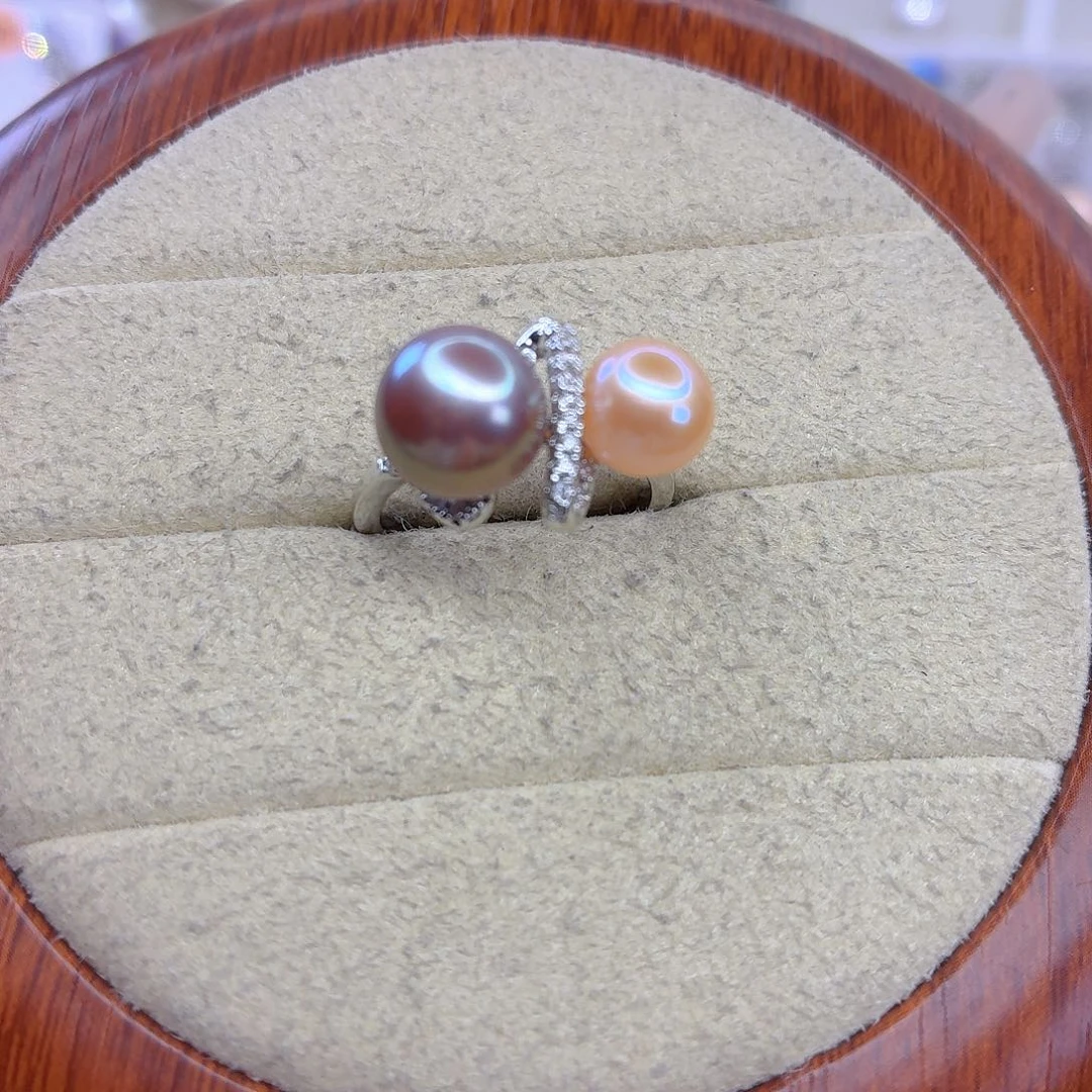 戒指合金淡水珍珠