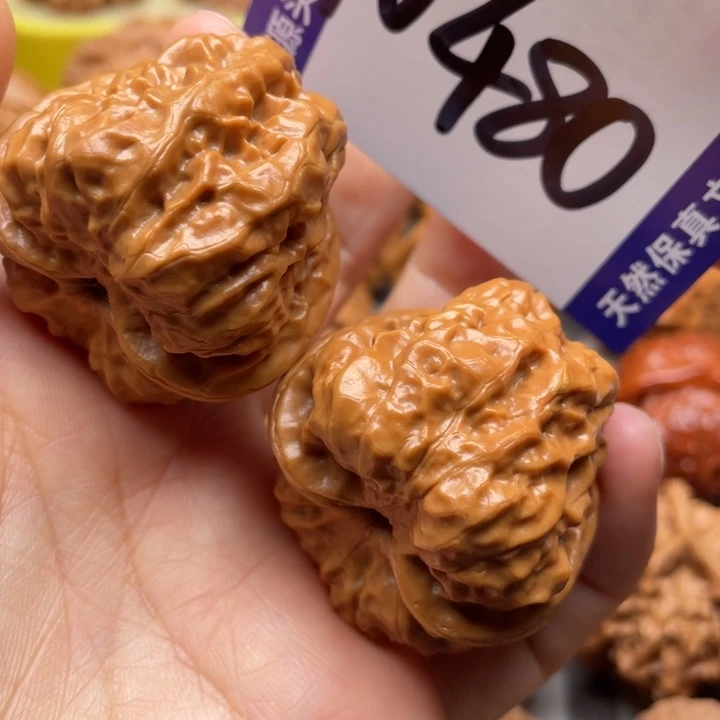 桃核把件蛙蛙37尺