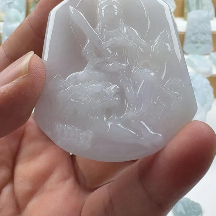 翡翠未镶嵌颈饰天然缅甸A货翡翠