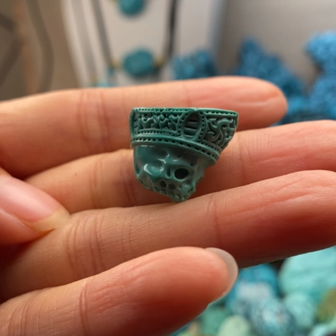 【闪购商品】未镶嵌绿松石珠宝半成品