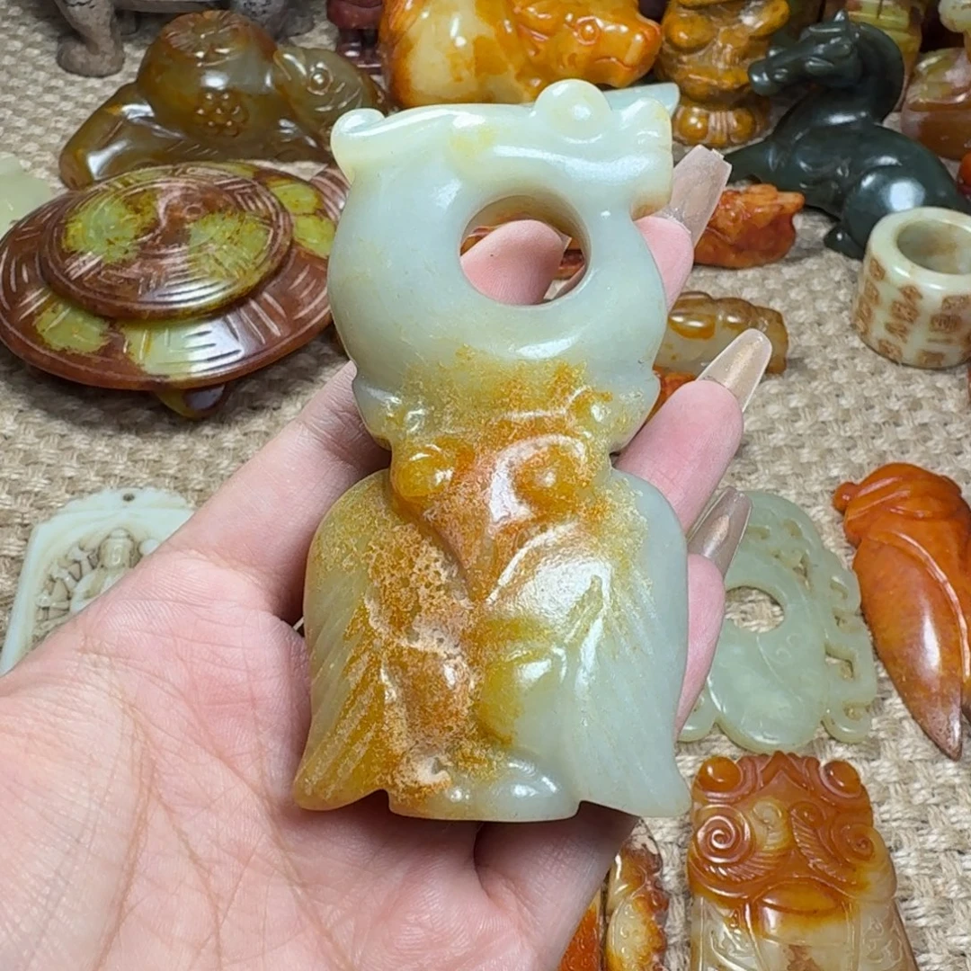 白玉菩提吊坠挂件