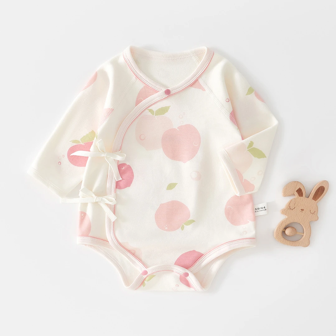 新生儿包屁衣婴儿纯棉连体衣初生宝宝包臀衣四季款打底衫三角哈衣