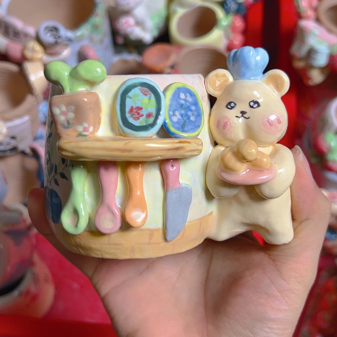 清仓老梧家手工多肉花盆