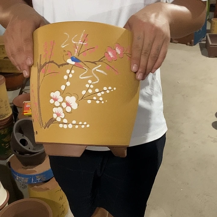 紫砂花盆紫砂花盆