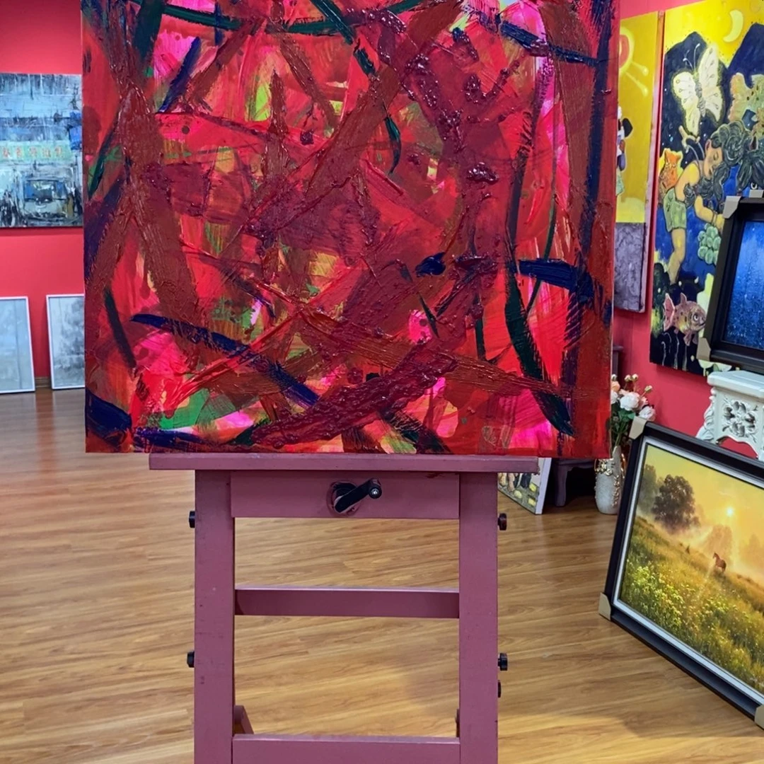 振***燊油画抽象作品90.90
