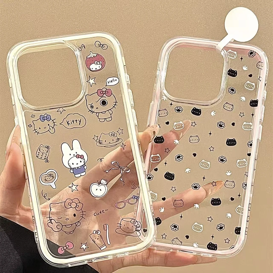 米菲头套猫适用苹果iphone小米15promax防摔vivo华为oppo手机壳女