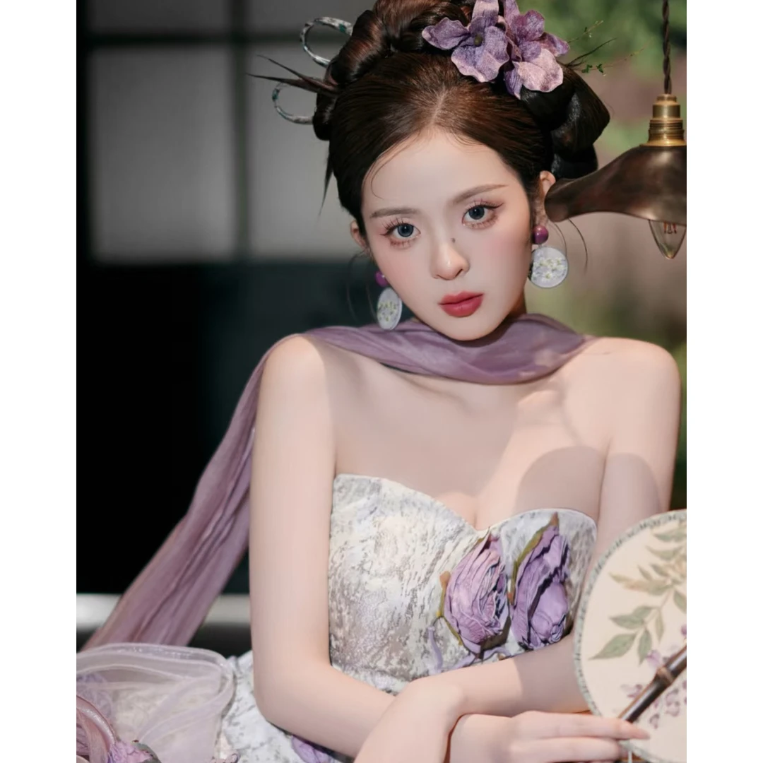 南一｜低饱和度“香芋紫”新中式配饰