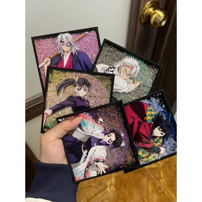 亚克力流沙卡砖立牌动漫周边签绘板摆件高透卡通学生流沙咕盘砖