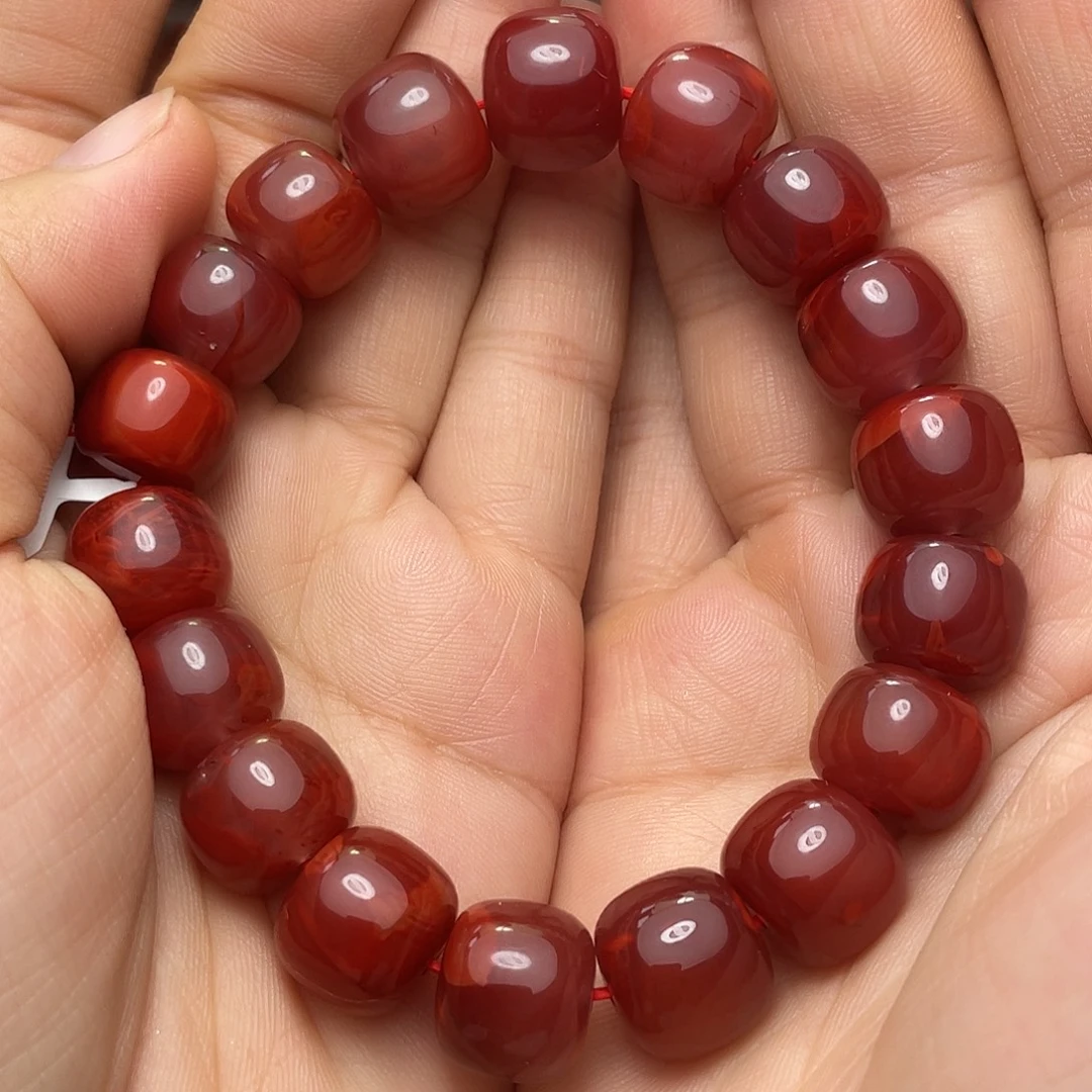南红玛瑙手串未镶嵌13