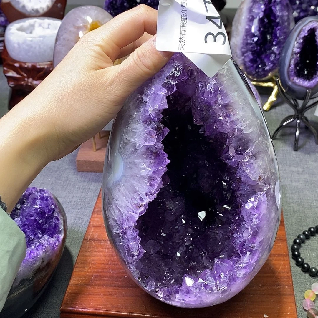 珠宝半成品未镶嵌紫晶