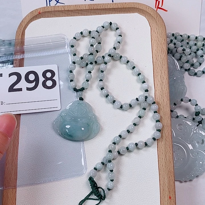 翡翠未镶嵌颈饰天然