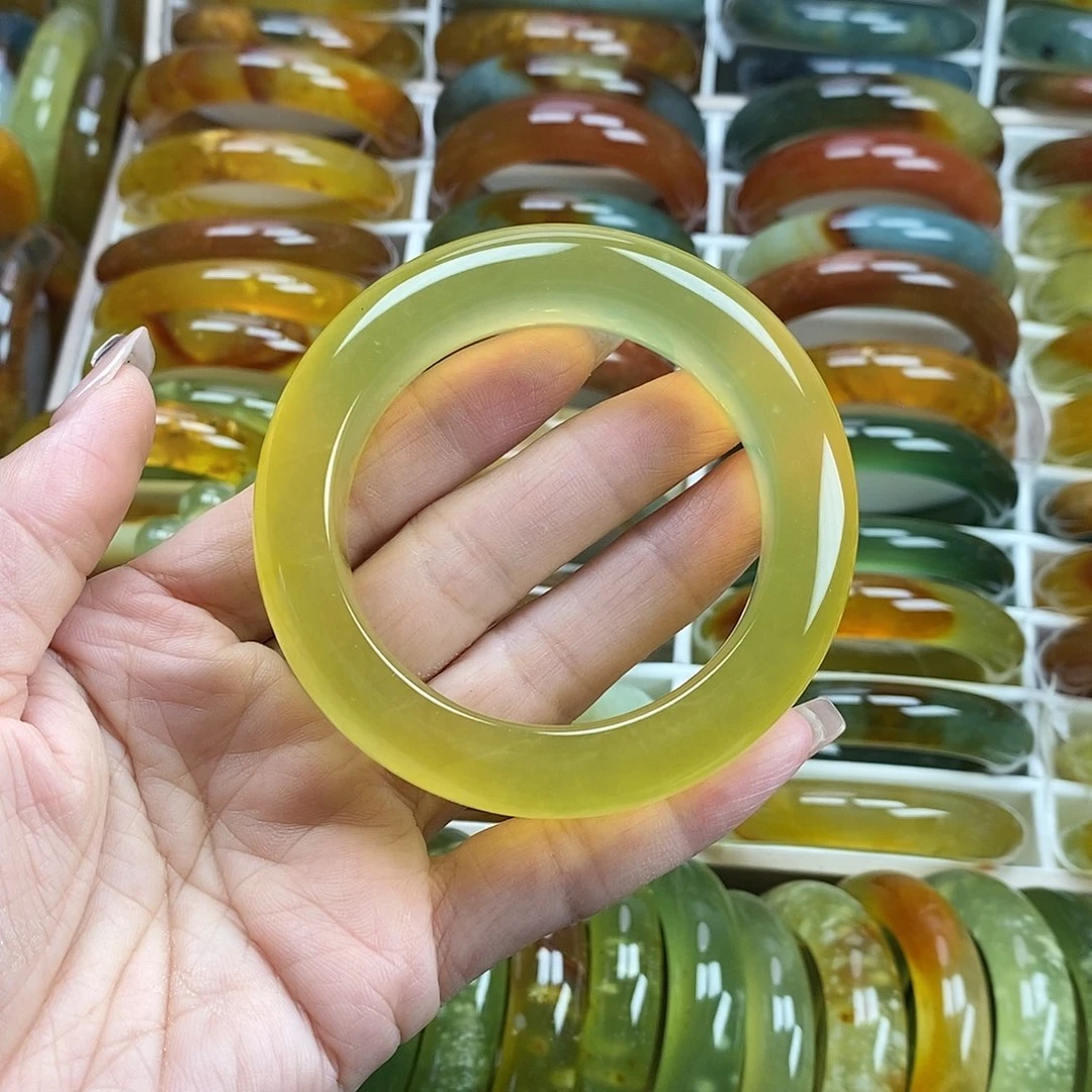 未镶嵌蛇纹石玉手镯54