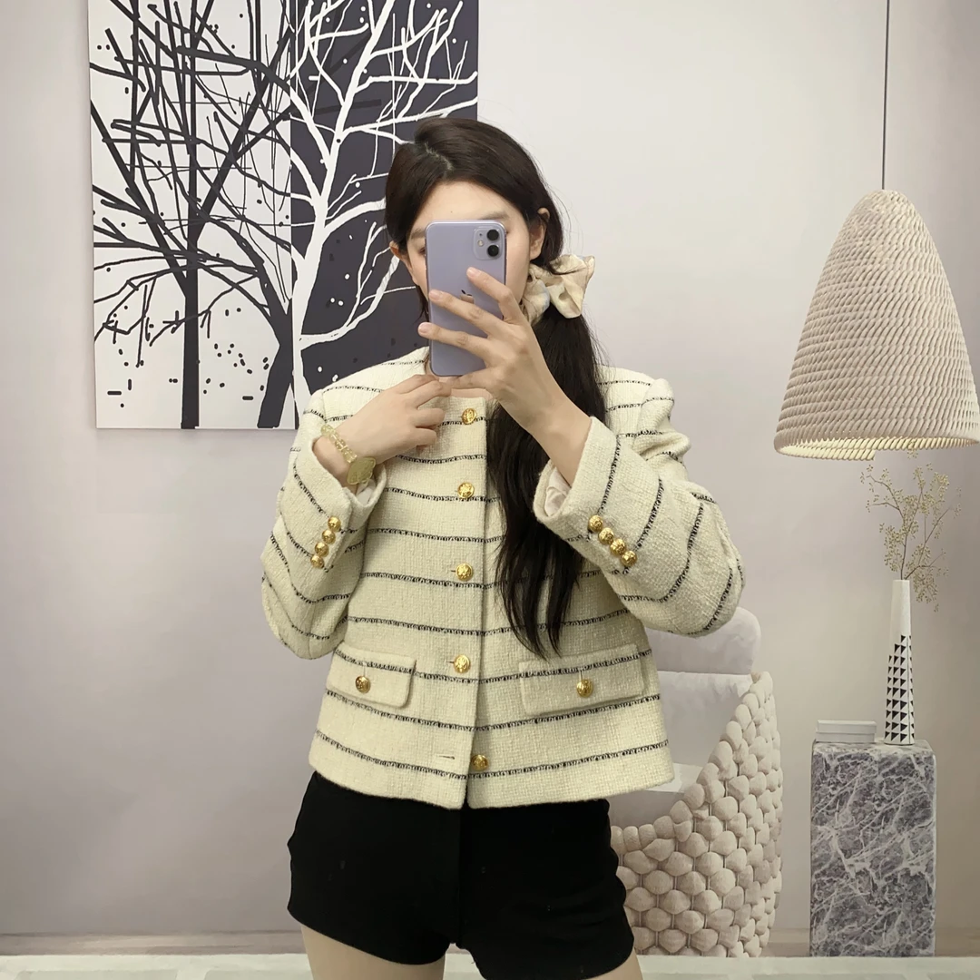 95新 Celine/思琳 麦殿/羊毛针织外套38码/240821CTTFD02