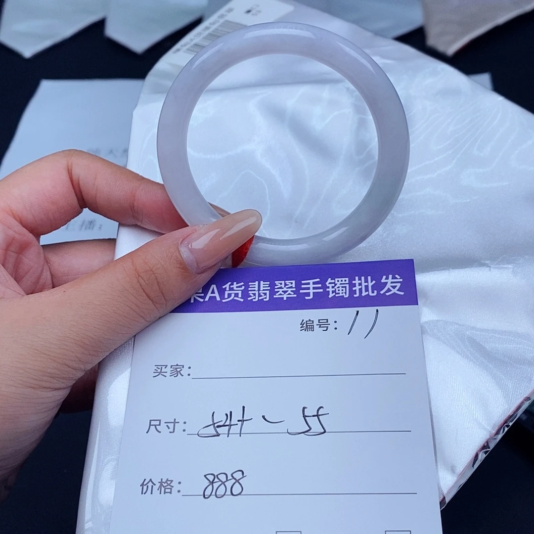 翡翠未镶嵌手镯百元手镯默认瑕疵