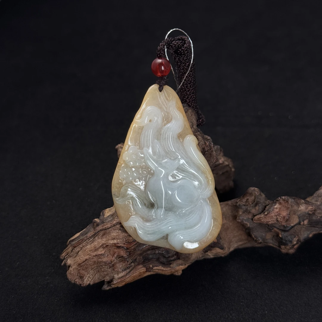 【诚翠拍品第九十九期午】翡翠8吊坠WGZ4007