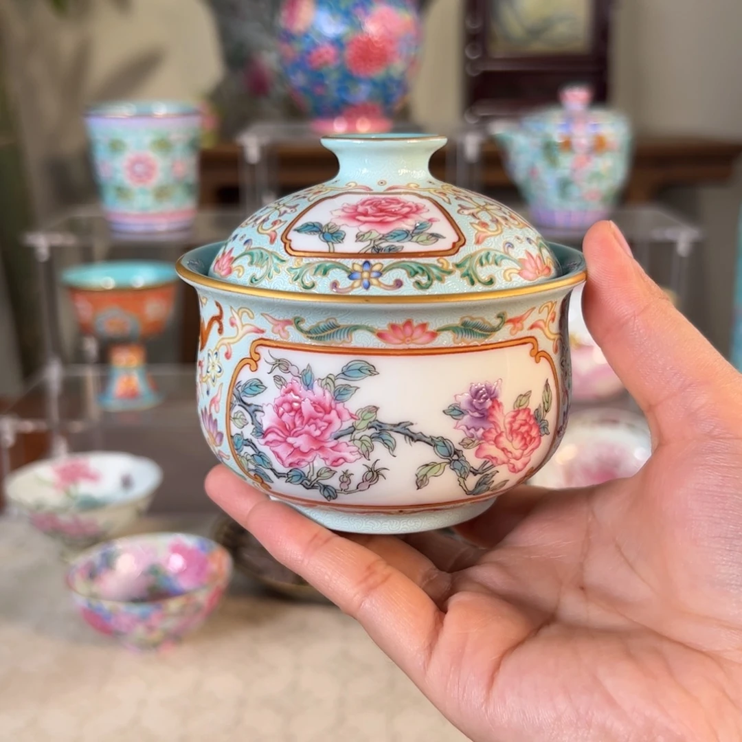 纯手工手绘 高端茶器