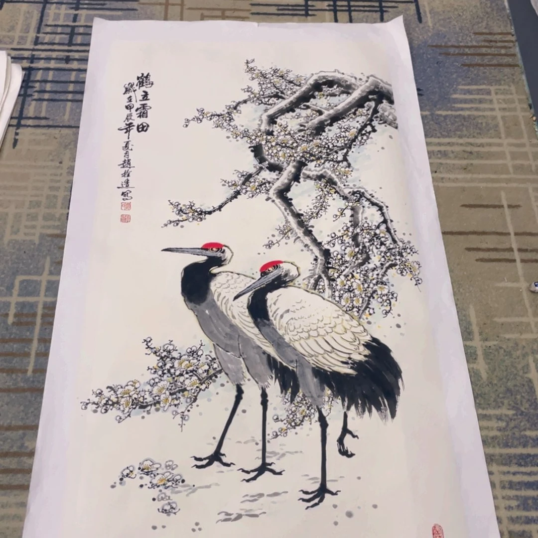 国画四尺作品花鸟11111