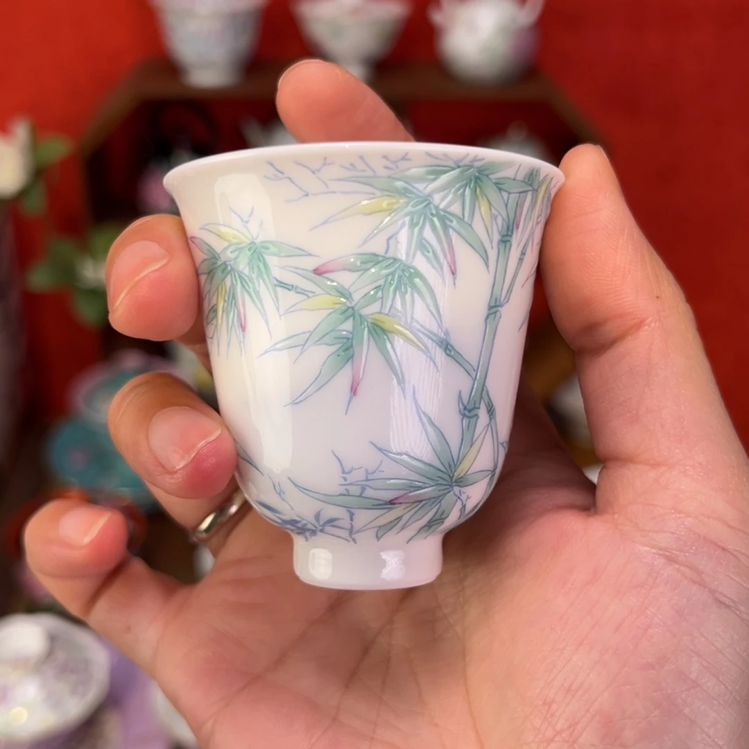 景德镇纯手绘陶瓷茶具