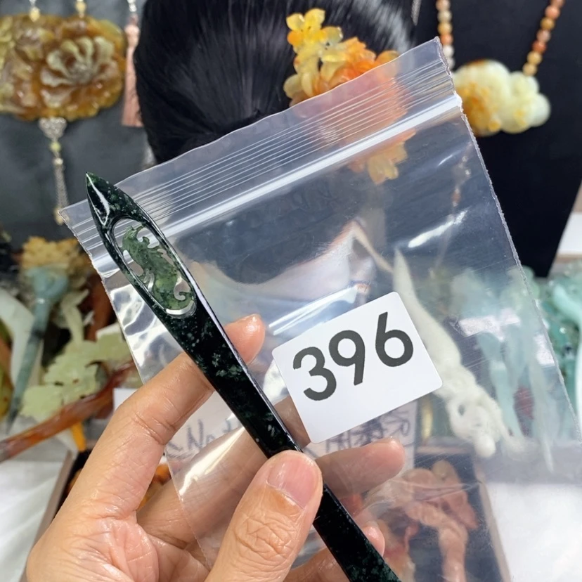 【闪购商品】岫玉发饰未镶嵌含****）