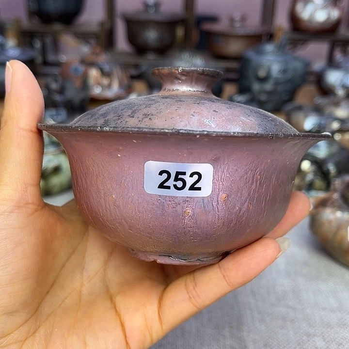 裸柴烧陶瓷手工茶器