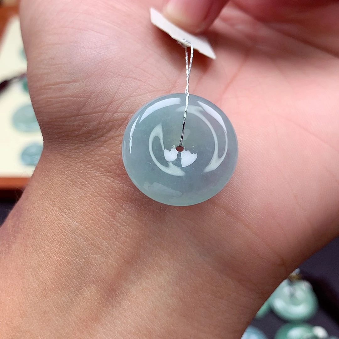 翡翠未镶嵌颈饰66 尺寸22-6.1