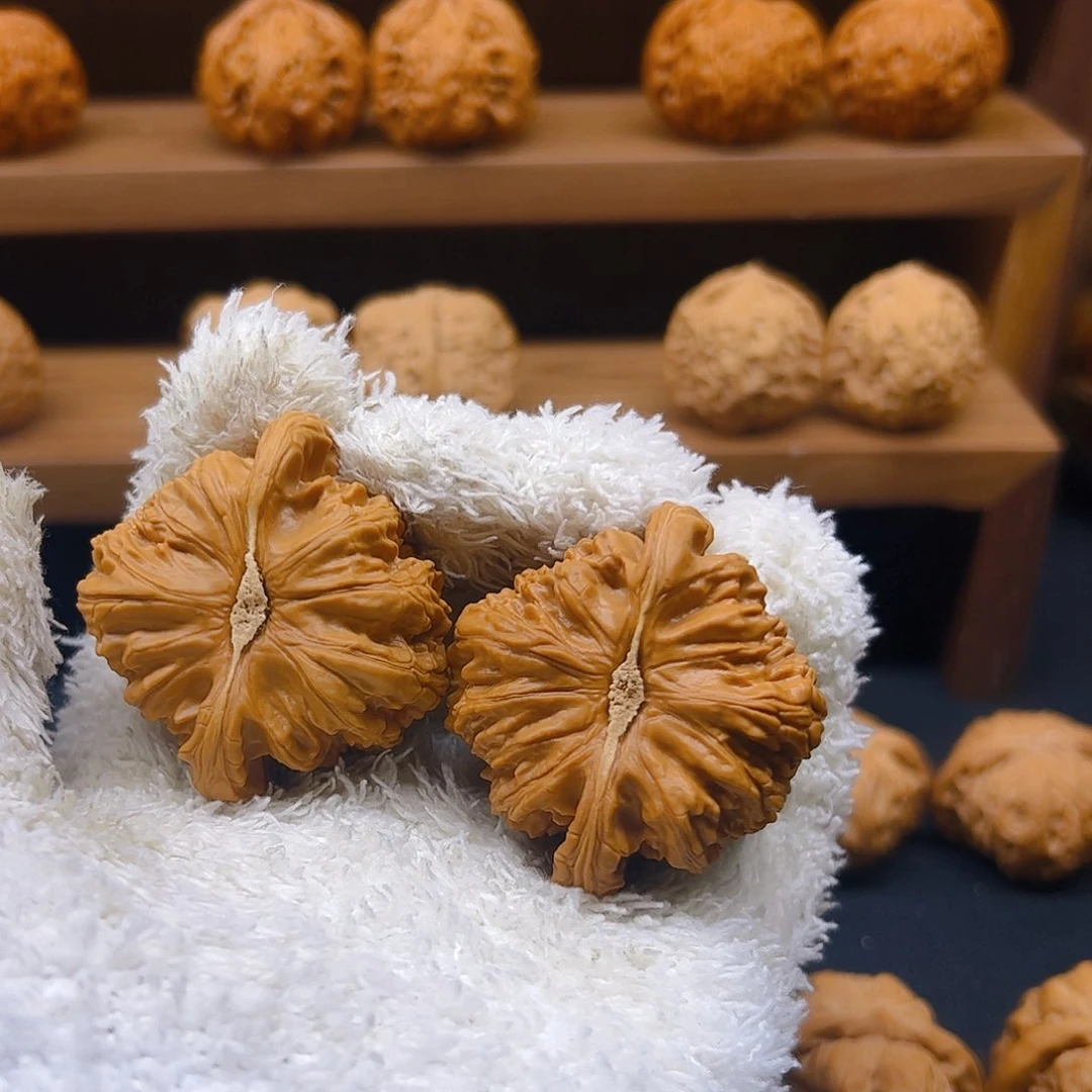 她***好核桃把件白狮子47