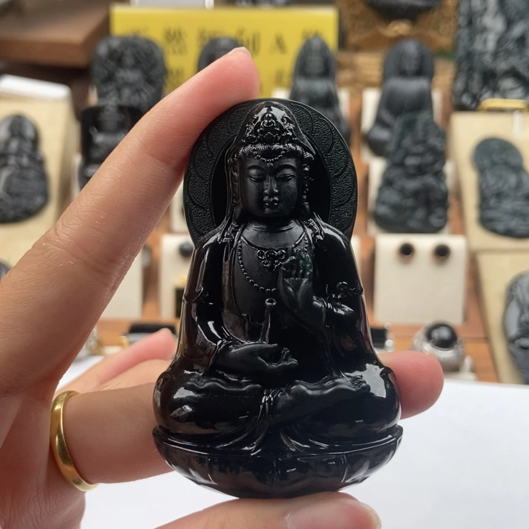 颈饰未镶嵌翡翠你**哥观音
