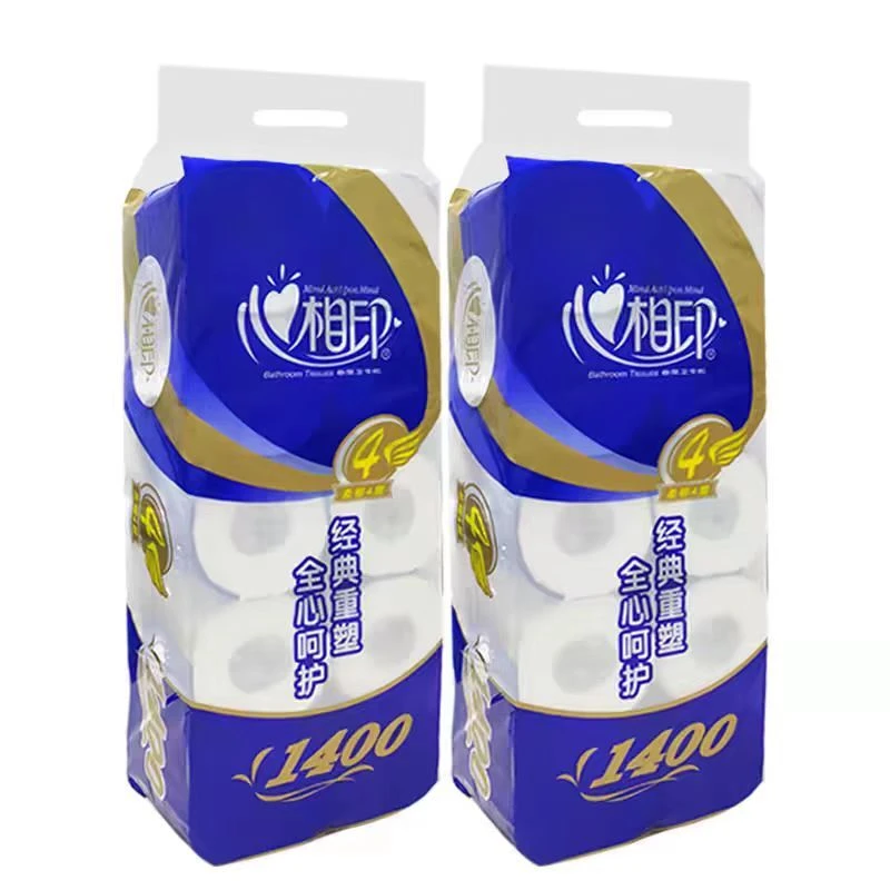 心相印短卷筒卫生纸140g*10粒(蓝色)BT910