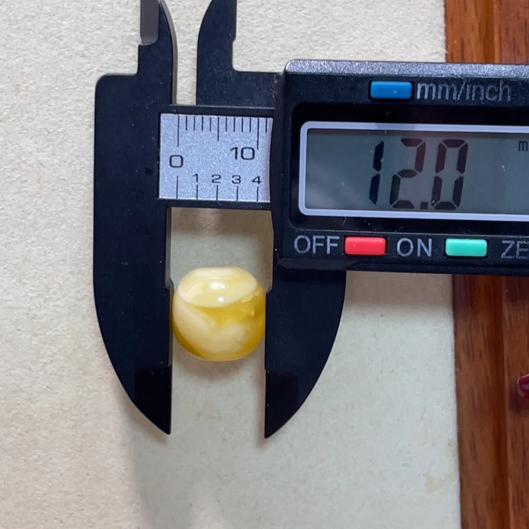 蜜蜡手链未镶嵌盛*娟蜜蜡单颗12+