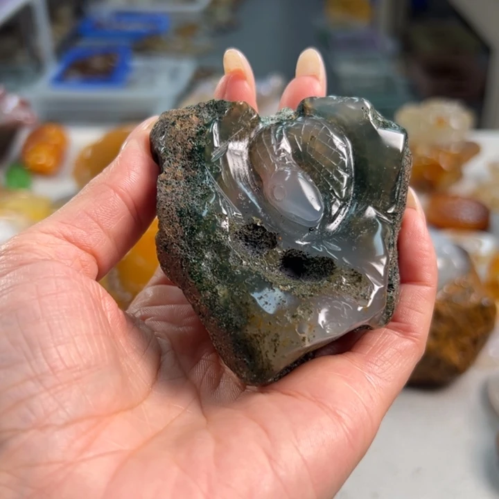 玛瑙/玉髓吊坠(不含链)未镶嵌