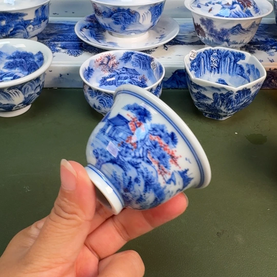 景德镇纯手绘茶器圆圆274