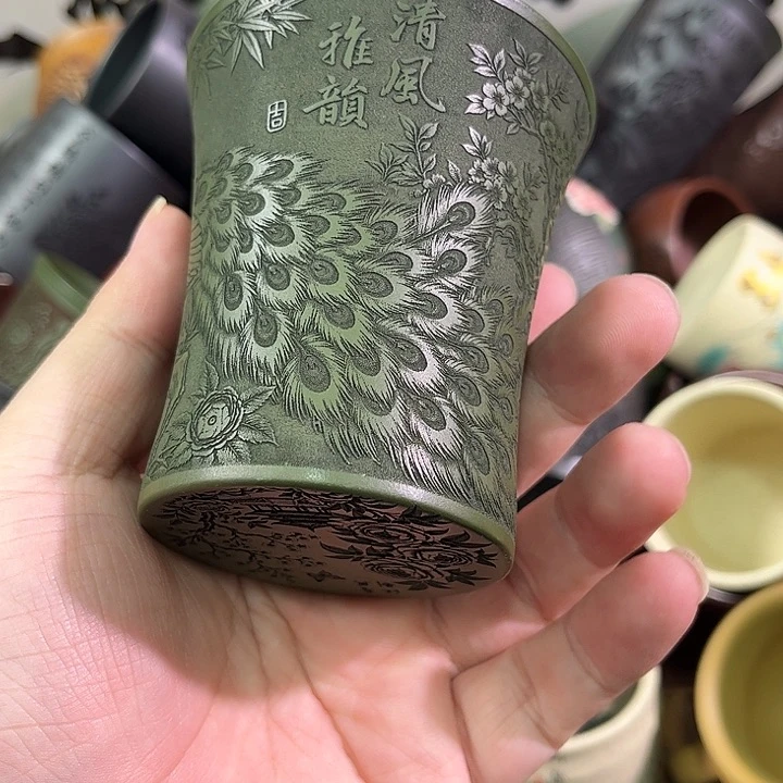 茶杯紫砂全手工紫砂主人杯