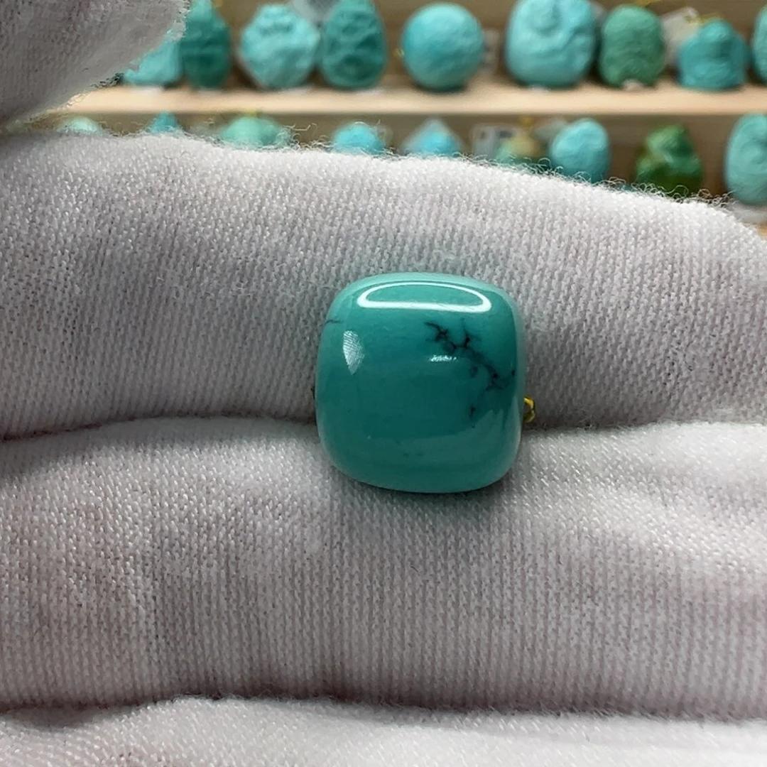 未镶嵌绿松石老型珠11.5mm
