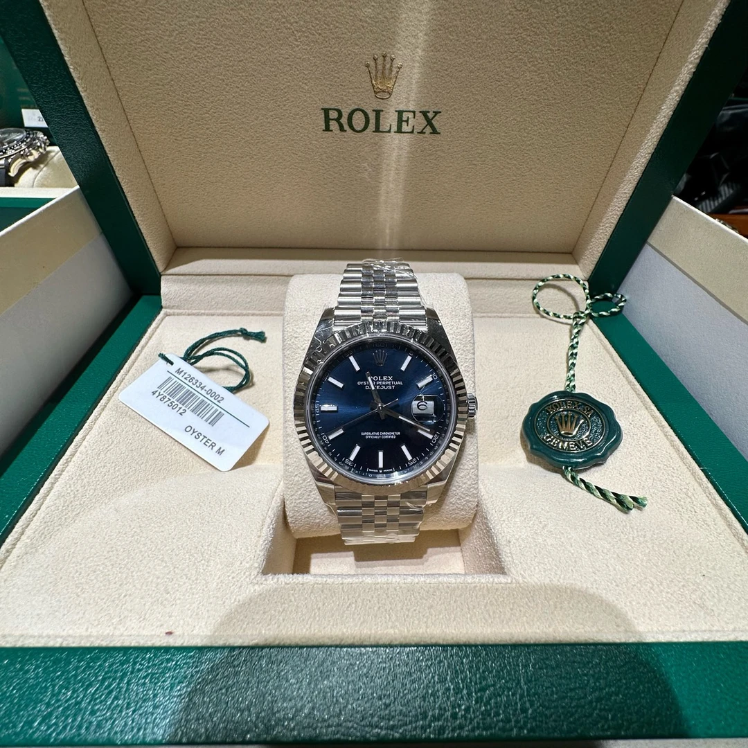 全新未使用 Rolex/劳力士 一表一友/126334/蓝条日志/25年全套