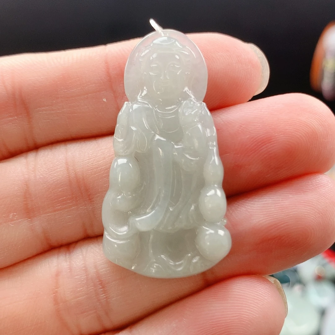翡翠未镶嵌吊坠(不含链)31观音