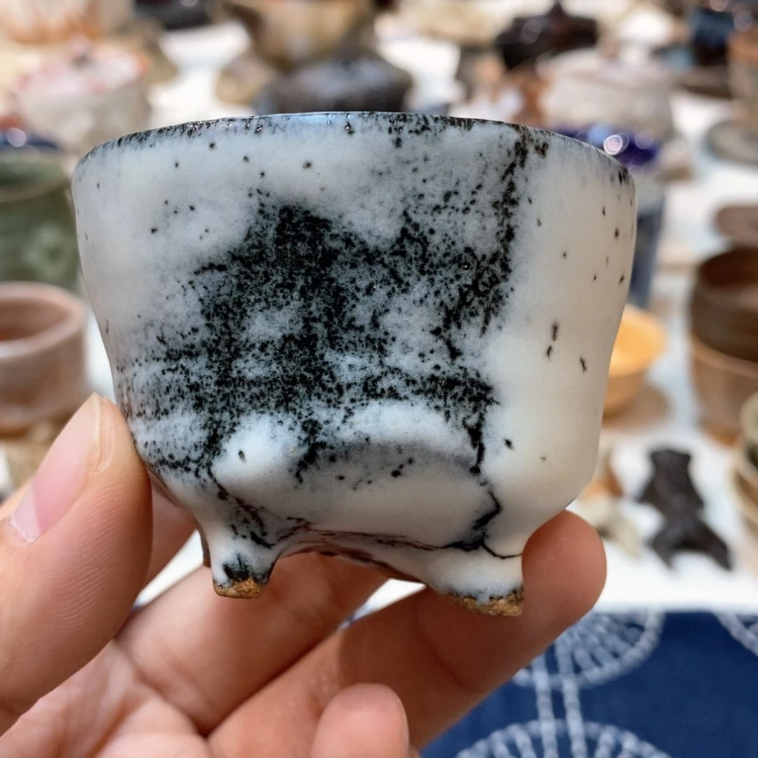 柴烧侘寂粗陶茶具