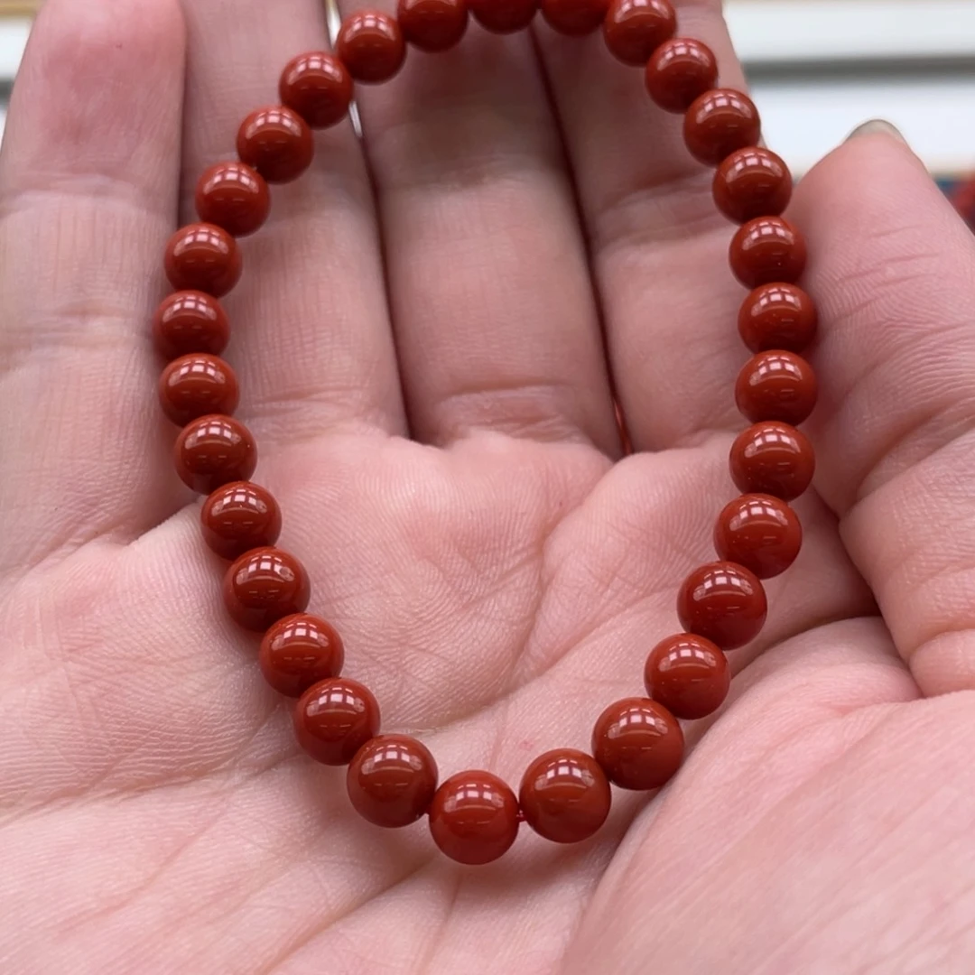 手串未镶嵌南红玛瑙川料6m