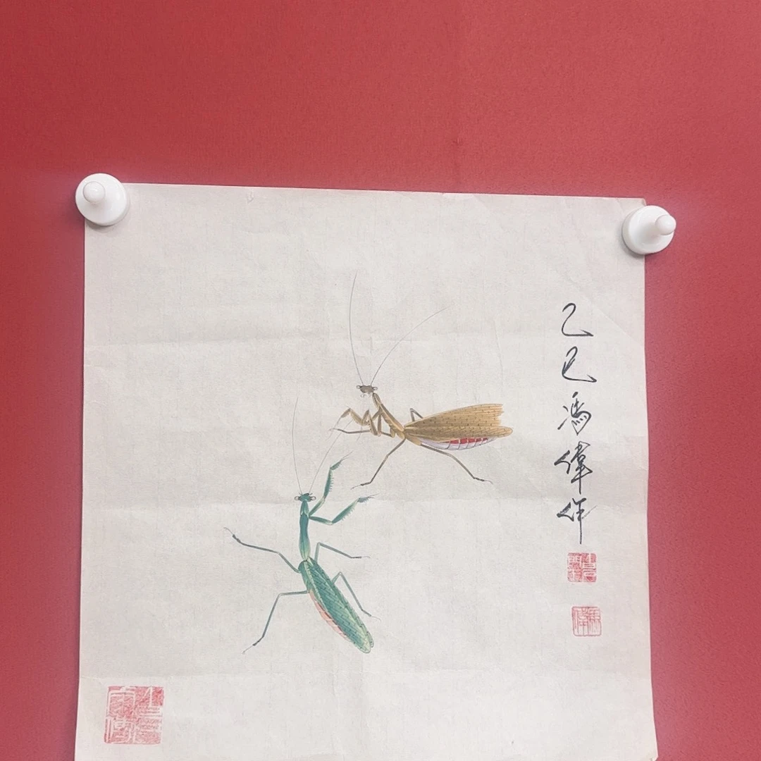 国画冯伟老师手绘作品