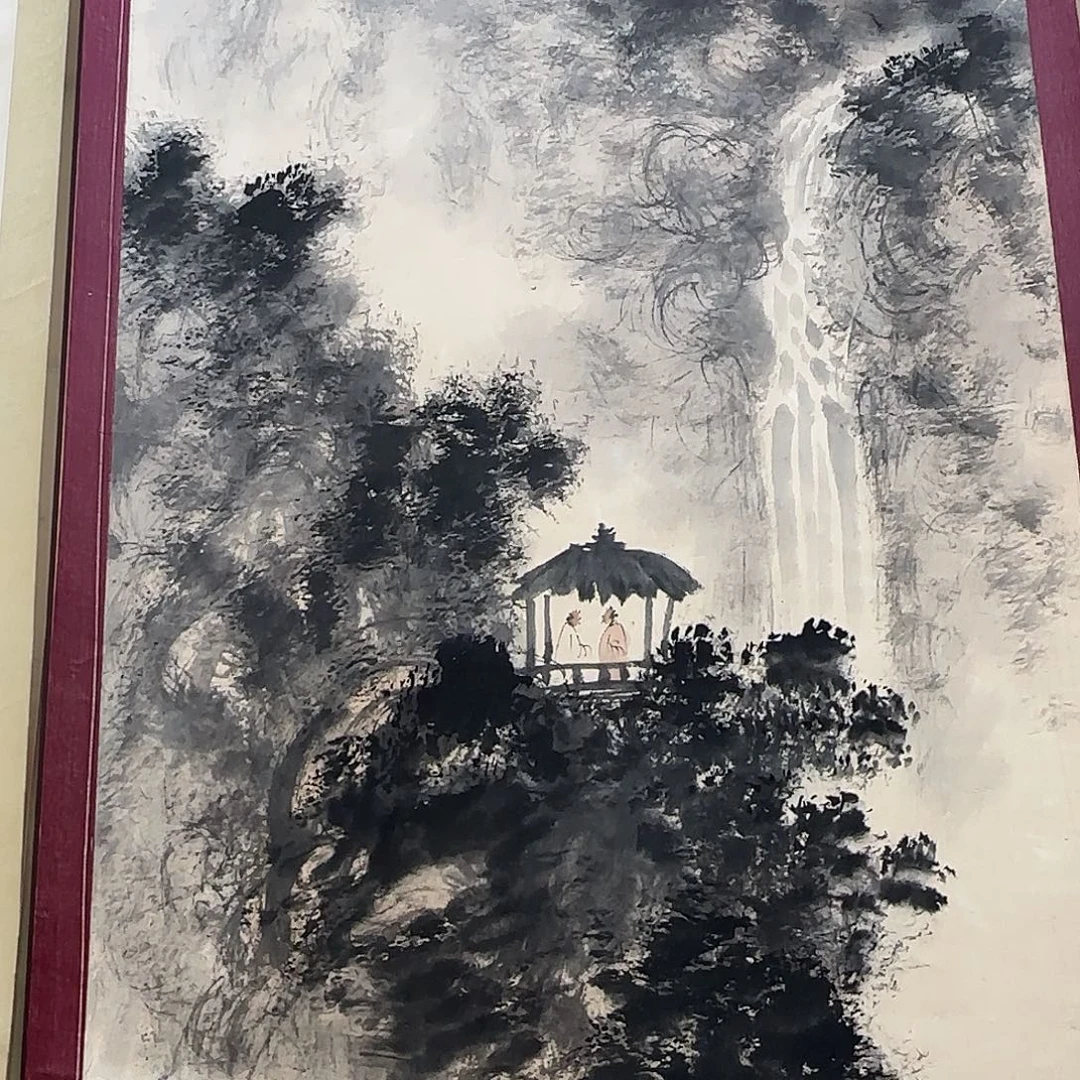 合***赢摆件以画结缘以画交友