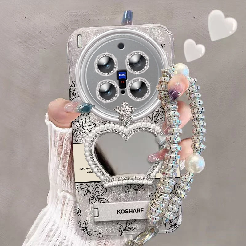 带镜头膜VIVOX300Pro手机壳5G皇冠镜子软壳x300防摔羽纱新款高档