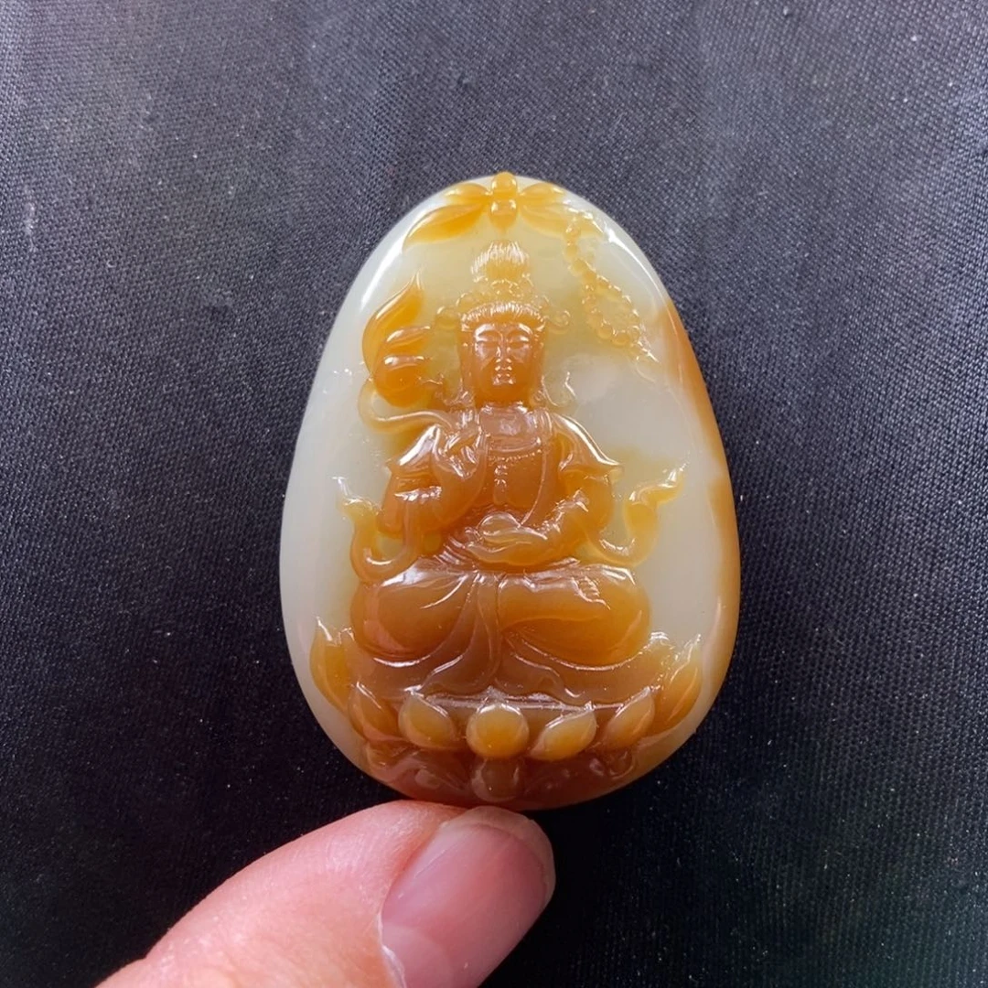 和田玉（糖玉）未镶嵌颈饰