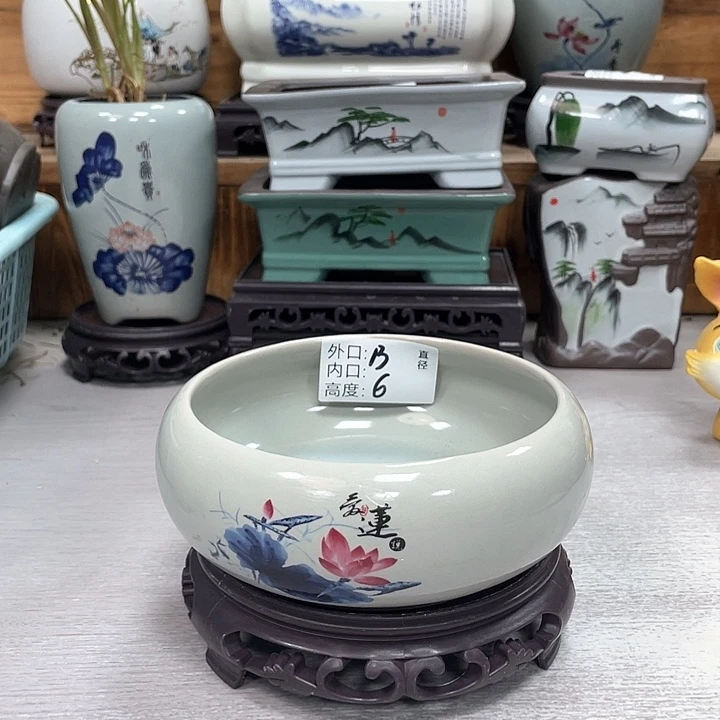 陶瓷花盆紫砂佳品花盆福利抢购