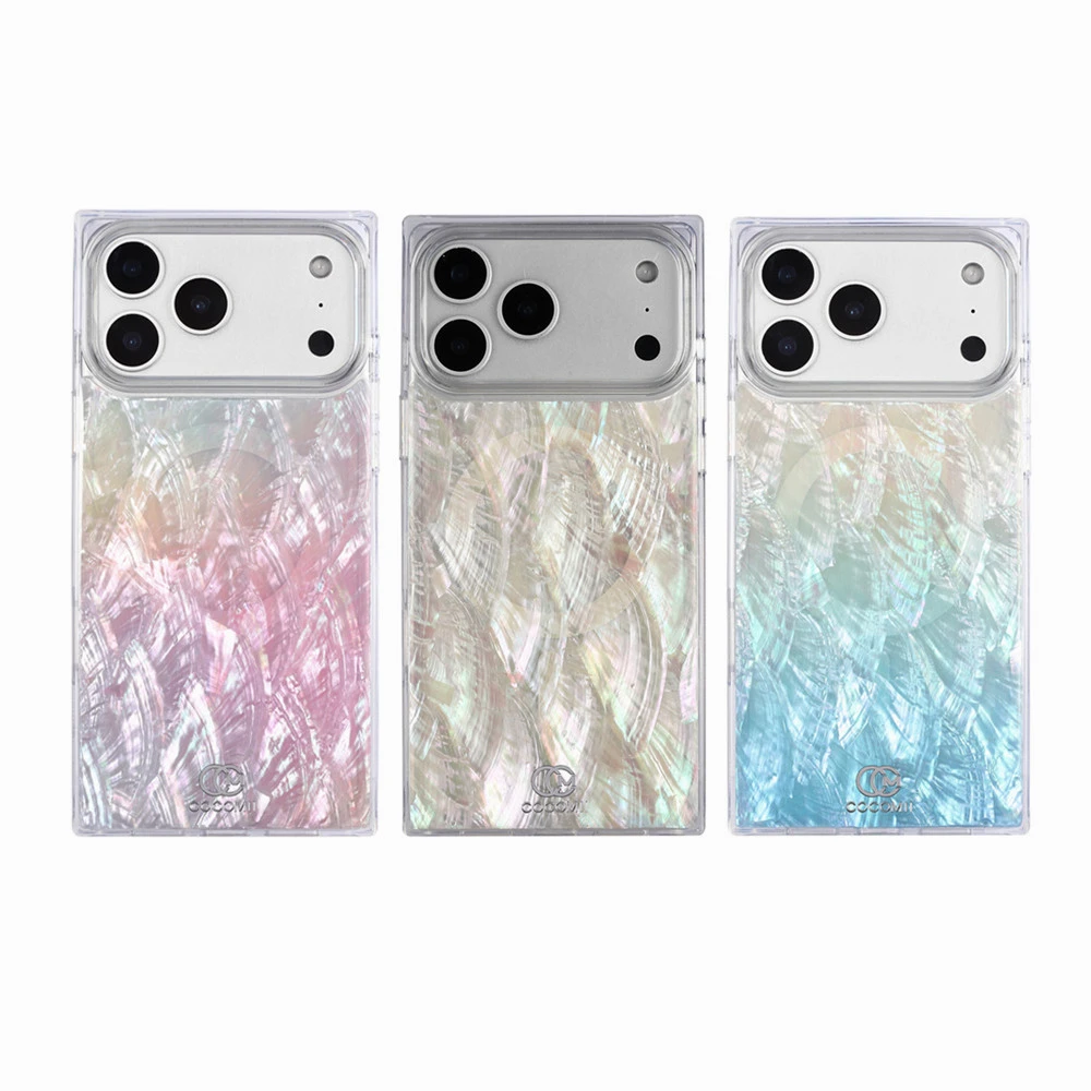 Cocomii磁吸天然贝母渐变适用苹果17proMax手机壳iPhone16保护套