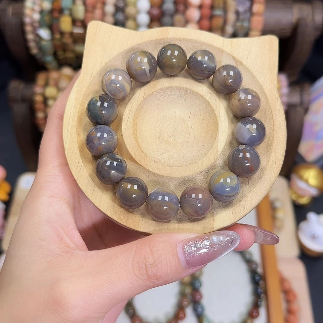 玛瑙/玉髓手串未镶嵌26